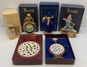 lot 43 image: Misc. Jim Beam Collectible Decanters In Original Boxes (EMPTY)
