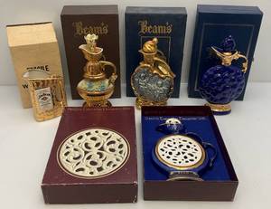 lot 46 image: Misc. Collectible Decanters & More Some In Original Boxes (EMPTY)