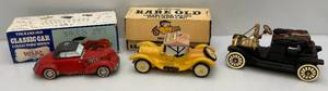 lot 48 image: Misc. Collectible Car Decanters Some In Original Boxes (EMPTY)