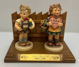 lot 53 image: Vintage Hummel Goebel Valentines Kids, Limited Edition Collectors Club