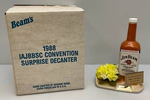 lot 57 image: 1988 Jim Beam Collectible Convention Decanter Piece In Original Box (EMPTY)