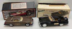 lot 75 image: Jim Beam Collectors 1974 Mercedes & 1956 Thunderbird Decanters In Original Box (EMPTY)