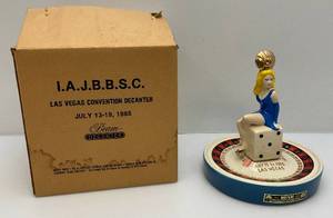 lot 86 image: 1985 Collectible Jim Beam Las Vegas Decanter In Original Box (EMPTY)