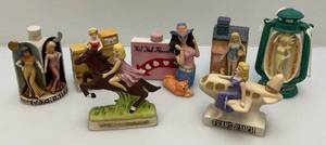lot 108 image: 1970s - 80s  Dugs Miniature Brothel Collectible Decanters (EMPTY)