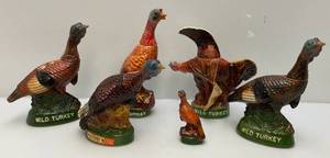 lot 119 image: Vintage Austin Nichols Wild Turkey Decanters (EMPTY)