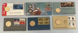 lot 163 image: 1970s Bicentennial First Day Covers With Metals & More