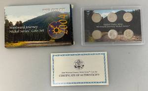 lot 167 image: 2004 United States Mint Westward Journey Nickel Series