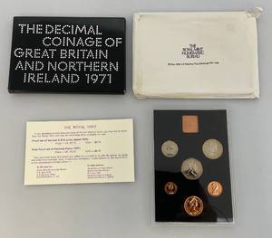 lot 172 image: 1971 The Decimal Coinage Of Great Britain & Northern Ireland Proof Set