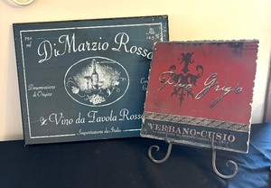 lot 76 image: Wine Motif Decor