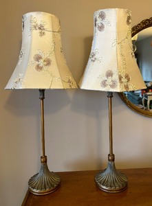 lot 106 image: Pair of Stylish Table Lamps