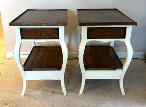 lot 37 image: Pair of Side Tables  Night Stands