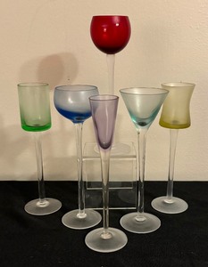 lot 137 image: Colorful Petite Stemware