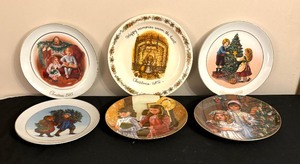 lot 141 image: Six Collectors Plates by Avon, Reco and Holly Hobby