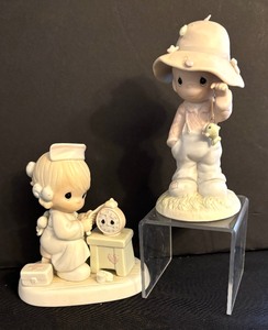lot 156 image: Time Heals and My Love Will Never Let You Go Precious Moments Figurines