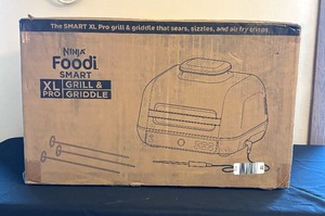 lot 14 image: New Ninja XL Pro Food Smart Grill and Griddle
