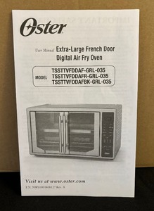 lot 15 image: New Oster Extra-Large French Door Digital Air Fryer Oven