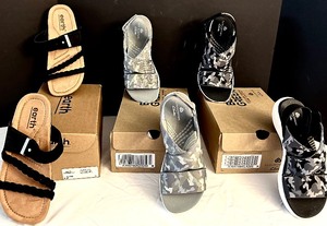 lot 211 image: Three Pairs of New Sandals