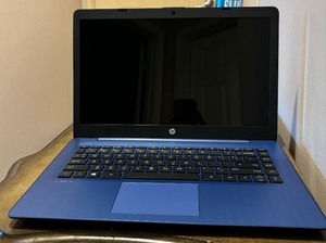 lot 30 image: Brand New Blue HP 14 Screen Laptop