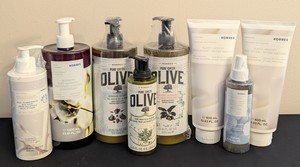 lot 239 image: New Korres Soaps and Lotions