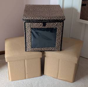 lot 246 image: Three Storage Cubes