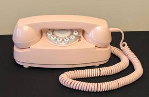 lot 294 image: Crosley Pink Princess Phone