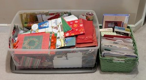 lot 299 image: Greeting Cards and Holiday Bags and Tags