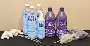 lot 305 image: New Joy Mangano Cleaning Products