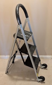 lot 311 image: Rolling Folding Step Ladder