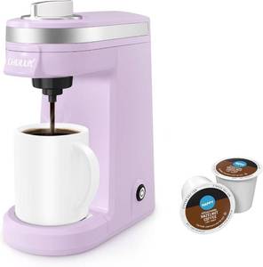 Chulux 2-in-1 Mini Trip Coffee Maker for K Capsule and Ground Coffee