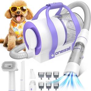 oneisall Cordless Pet Grooming Vacuum Kit