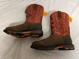 lot 2 image: Ariat WorkHog Steel Toe Boot - Size 10