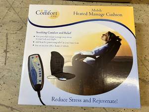 lot 16 image: Comfort East Mobile Heated Massage Cushion