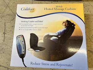 lot 17 image: Comfort East Mobile Heated Massage Cushion