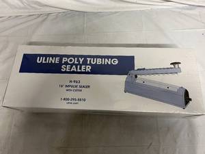 lot 34 image: Uline Poly Tubing Sealer 16 with Cutter