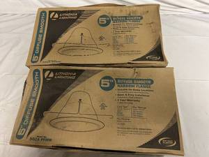 lot 36 image: 2 x 6ct Packs of Lithonia Lighting 5 Smooth Diffusers