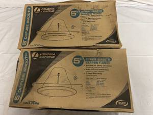 lot 38 image: 2 x 6ct Packs of Lithonia Lighting 5 Smooth Diffusers