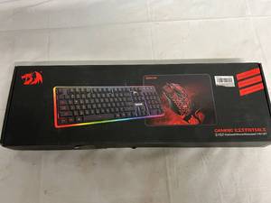 lot 71 image: Red Dragon S107 Gaming KeyboardMouseMousepad