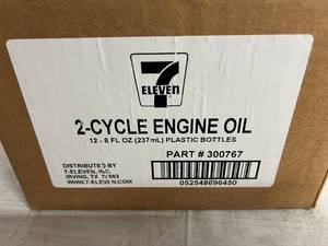 lot 267 image: 12 - 8oz Bottles of 2-Cycle Engine Oil