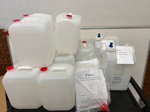 lot 46 image: Lot Of Large New Jugs For Liquid Storage