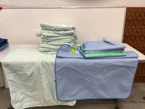 lot 54 image: Lot of Heavy Duty Absorbent Reusable Bedwetting Incontinence Pads Washable Underpads - Some New Some Clean Used...