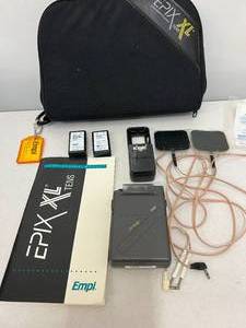 lot 71 image: Empi Epix XL TENS Device with Travel Case - Batteries Probably Need To Be Charged However Untested...