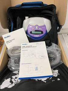 lot 5 image: WOW MSRP $3200 NEW IN BOX&nbspResMed 24101 VPAP III Series&nbspVariable Positive Airway Pressure&nbspNon-Invasive Bi-Level Pressure Therapy Respiratory Ventilator CPAP Machine with Hose, Carry Bag, and Power Supply