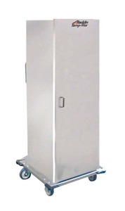 lot 25 image: MSRP $3000 High Quality Top Of The Line Aladdin Temp-Rite RS105 Catering Meal Delivery Room Service Cabinet Cart -Like New Condition