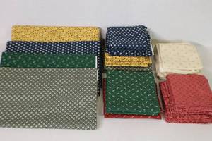 lot 405 image: Bulk Quality Fabric Camp 2005 Pic Nic By Thimbleberries for RJR Fabrics, Bright Kids Etc