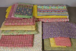 lot 411 image: Bulk Quality Fabric Coordinating Colors Themes