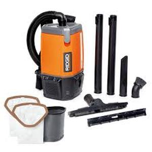 RIDGID 6 Qt. (1.5 Gal.) NXT Backpack Vacuum Cleaner with Filters, Locking Accessories Shop Vac Attachments for Dry Applications  Customer Returns See Pictures