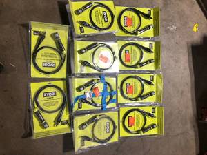 Lot of RYOBI EZClean Power Cleaner 6 ft. Flexible Wand Customer Returns See Pictures