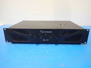 Crown&nbspXLi 800 Power Amplifier  Includes CAB-AC power cable&nbsp