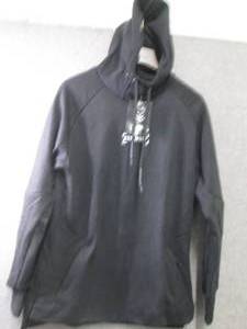 2 Medium Gym Wolf Black Hooded Swea...