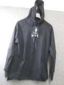 2 Medium Gym Wolf Black Hooded Swea...